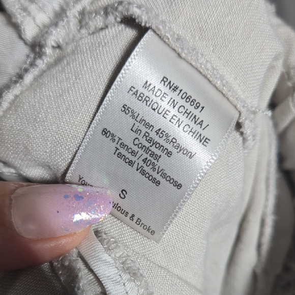 Young Fabulous & Broke Cream Jumpsuit Size Small - Picture 9 of 10